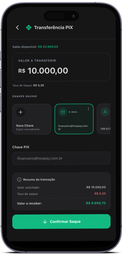 HooPay App Mockup